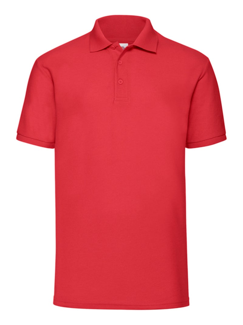 Fruit of the Loom - Polo 65/35 Rouge - Kiabi