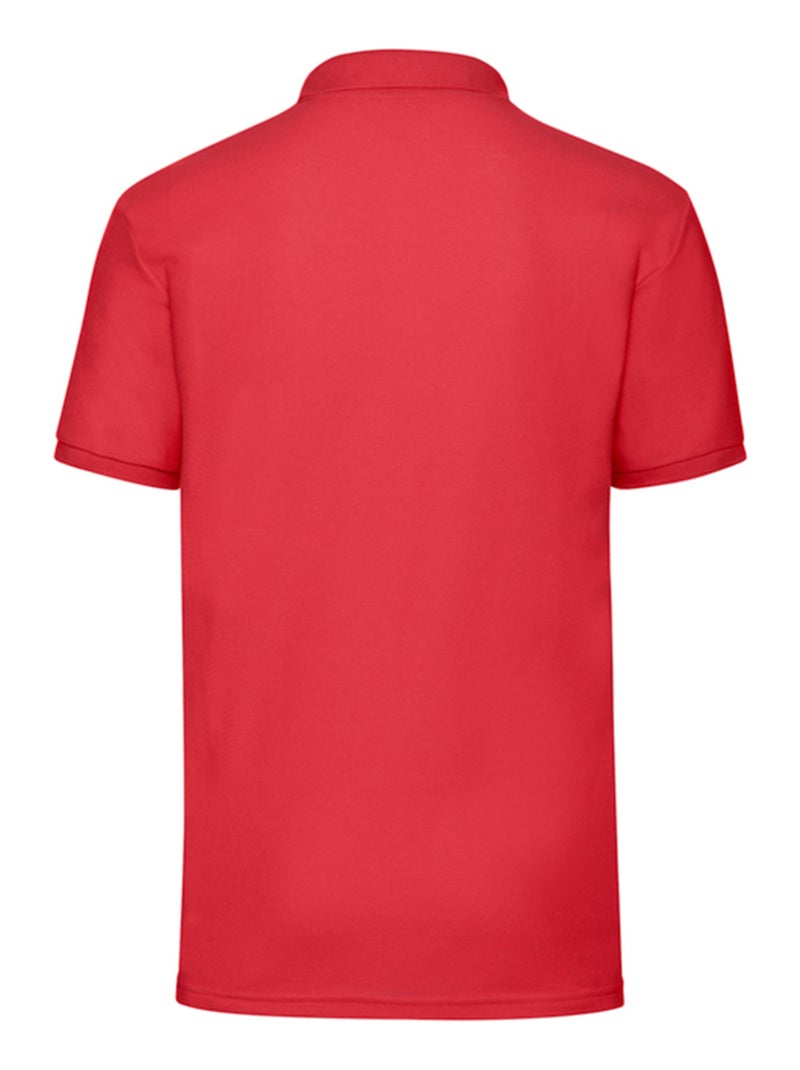 Fruit of the Loom - Polo 65/35 Rouge - Kiabi