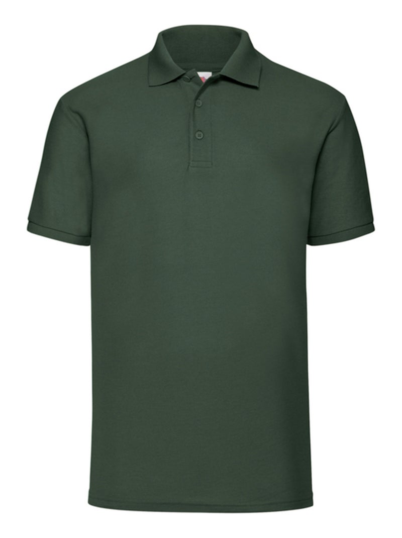 Fruit of the Loom - Polo 65/35 Vert bouteille - Kiabi