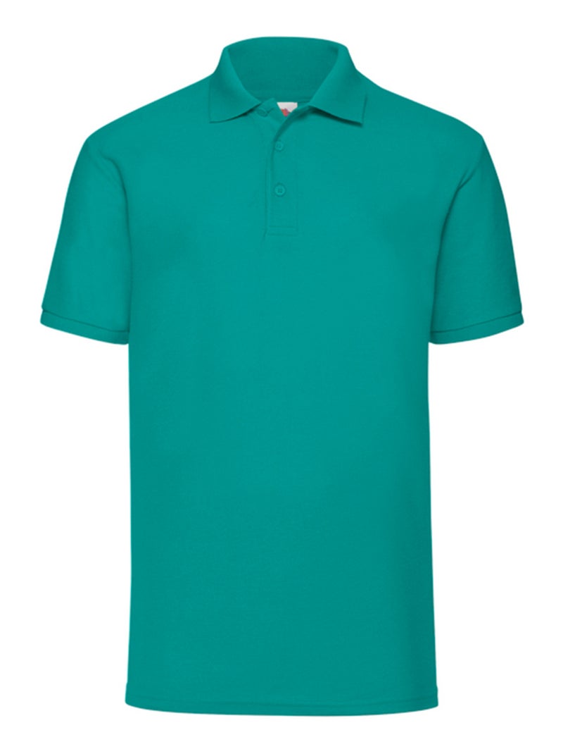 Fruit of the Loom - Polo 65/35 Vert émeraude - Kiabi