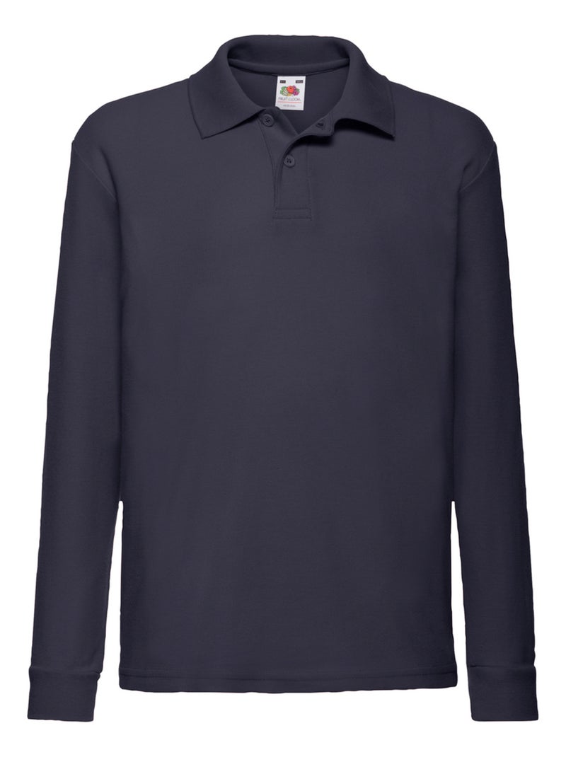 Fruit of the Loom - Polo Bleu nuit - Kiabi