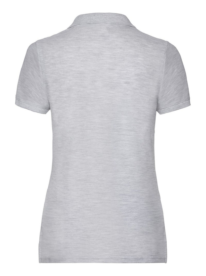 Fruit of the Loom - Polo Gris chiné - Kiabi
