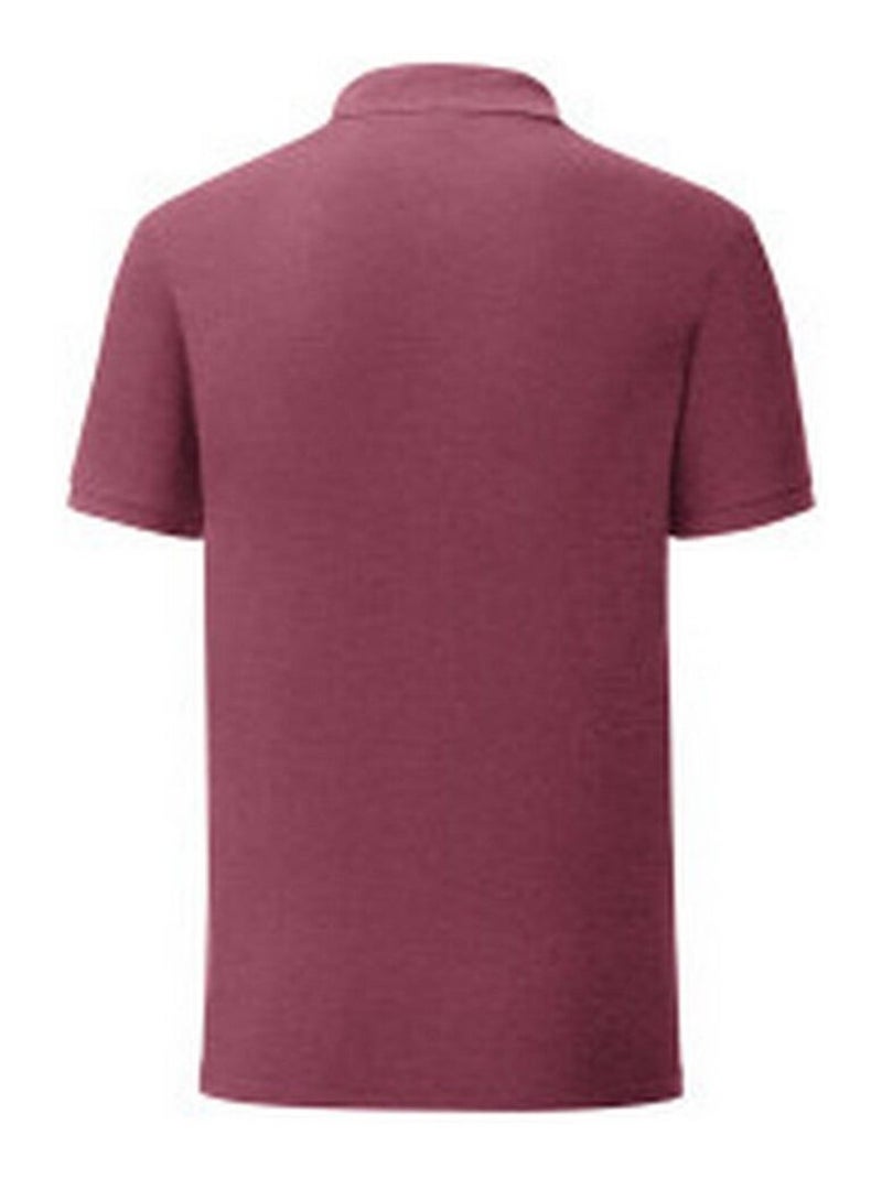 Fruit of the Loom - Polo ICONIC Bordeaux - Kiabi