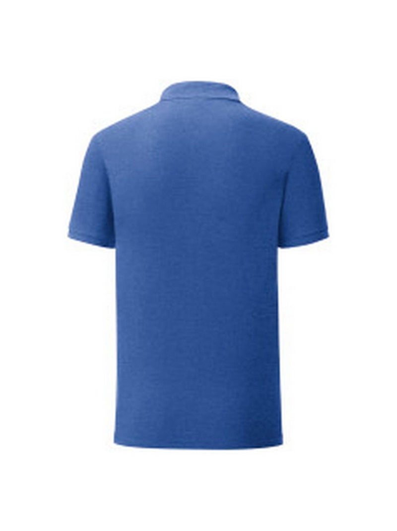 Fruit of the Loom - Polo ICONIC Gris froid/Bleu - Kiabi