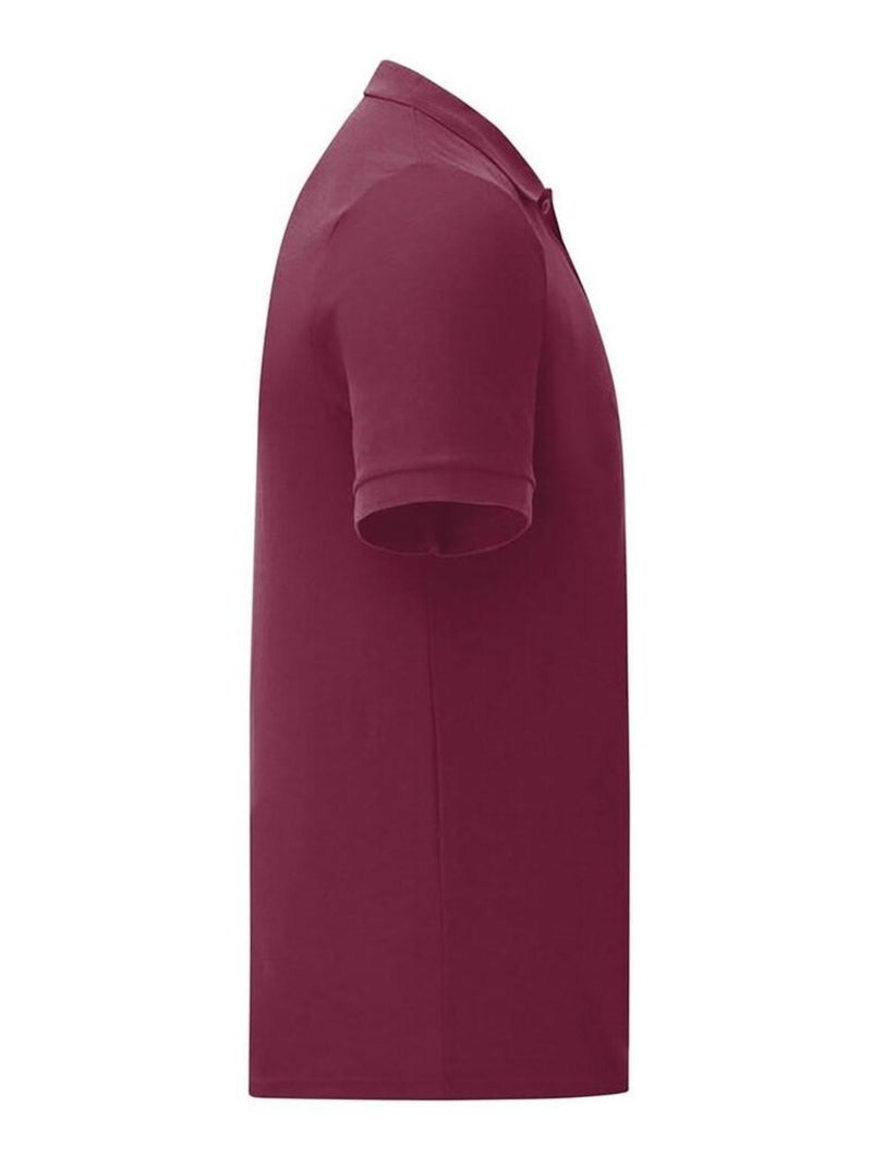 Fruit Of The Loom - Polo manches courtes Bordeaux - Kiabi