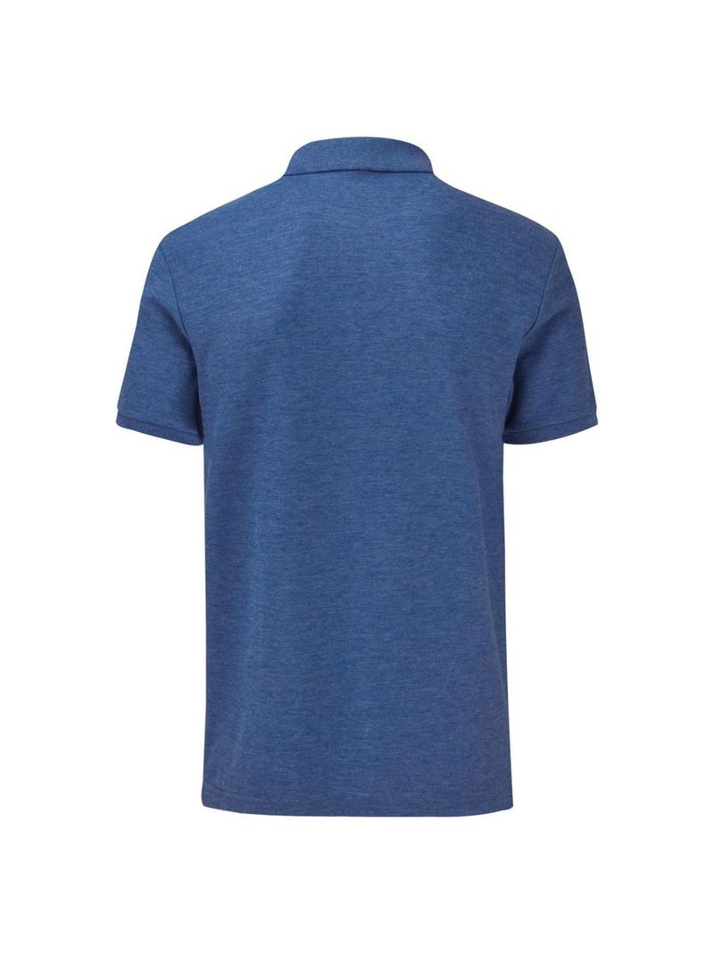 Fruit Of The Loom - Polo manches courtes Gris froid/Bleu - Kiabi