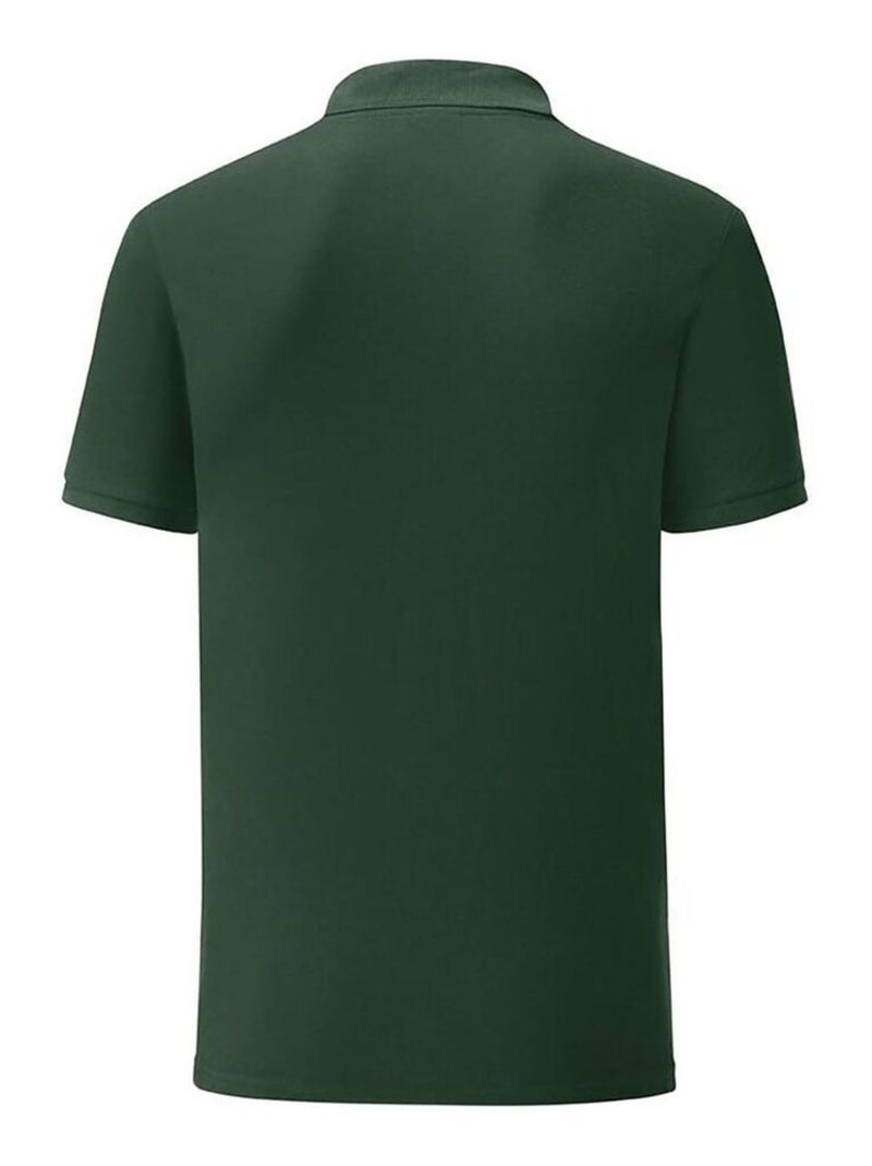 Fruit Of The Loom - Polo manches courtes Vert bouteille - Kiabi