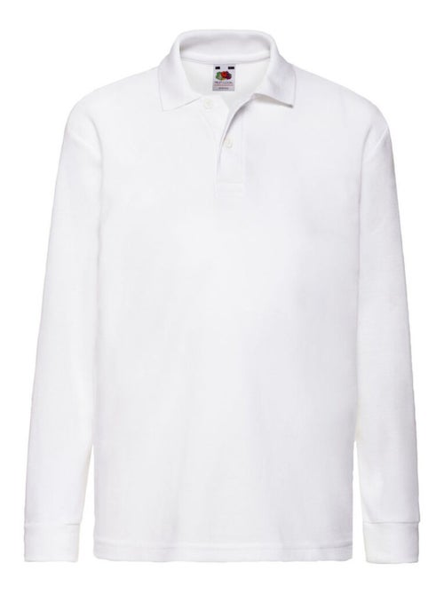 Fruit of the Loom - Polo manches longues - Kiabi