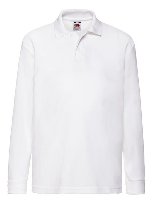 Fruit of the Loom - Polo manches longues - Kiabi
