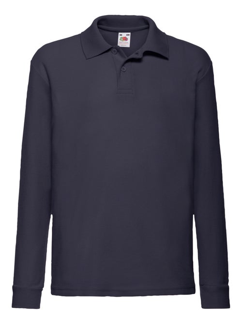 Fruit of the Loom - Polo manches longues - Kiabi