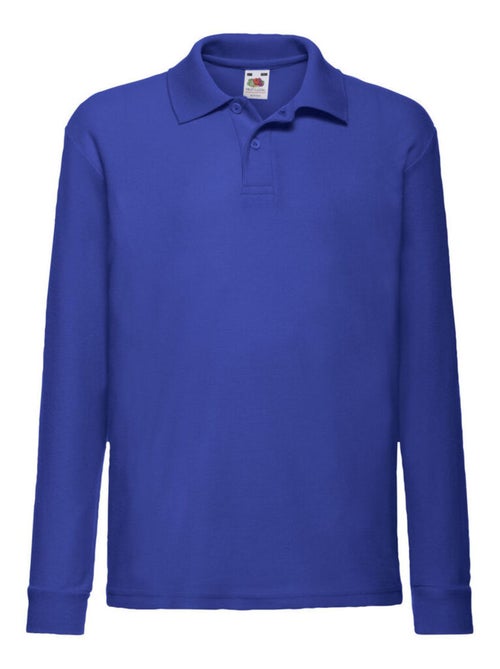 Fruit of the Loom - Polo manches longues - Kiabi