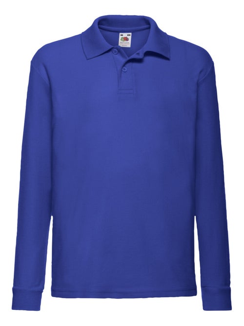 Fruit of the Loom - Polo manches longues - Kiabi