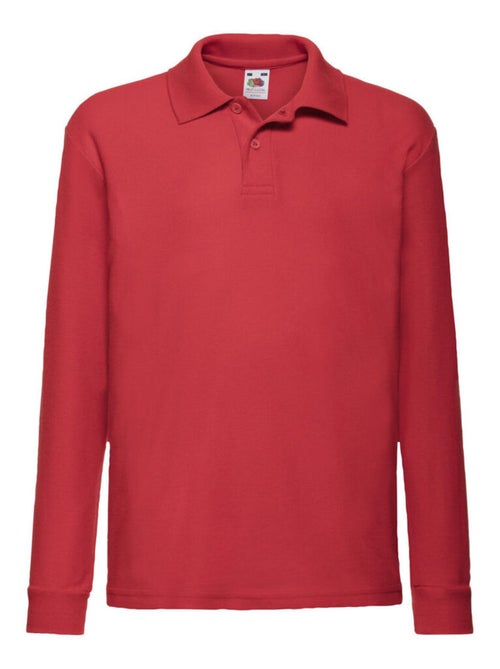 Fruit of the Loom - Polo manches longues - Kiabi