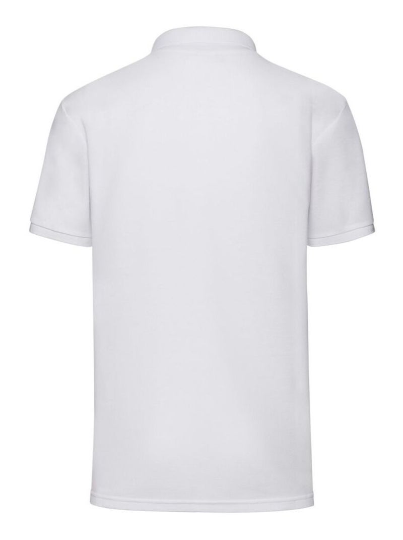 Fruit of the Loom - Polo motif/style uni Blanc - Kiabi