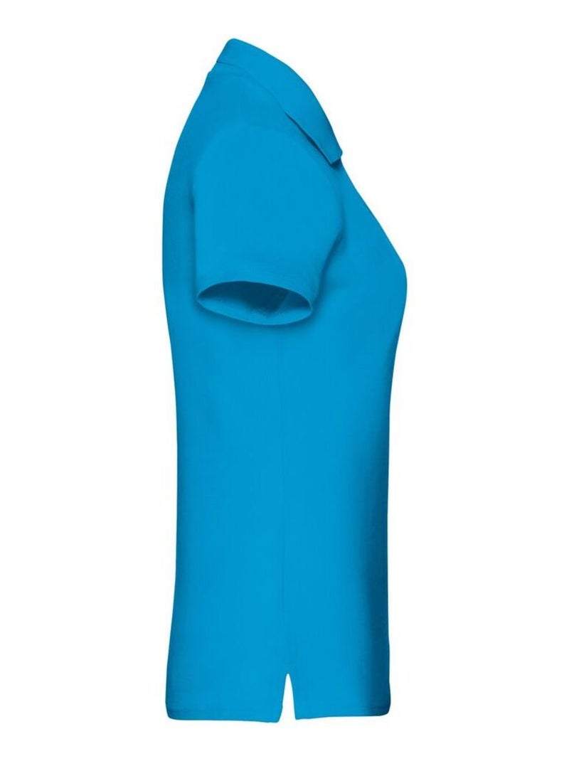 Fruit of the Loom - Polo PREMIUM Bleu azur - Kiabi