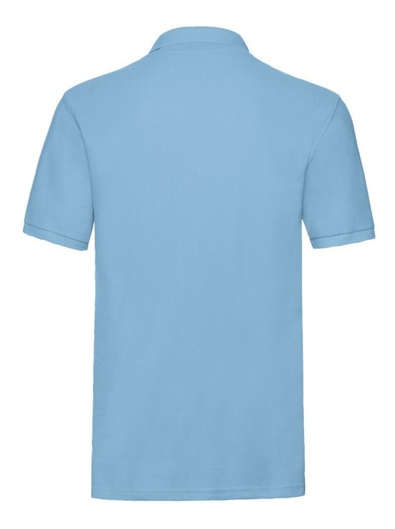 Fruit of the Loom - Polo PREMIUM Bleu ciel - Kiabi