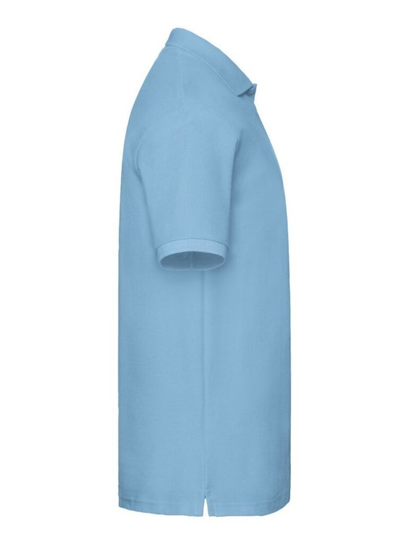 Fruit of the Loom - Polo PREMIUM Bleu ciel - Kiabi