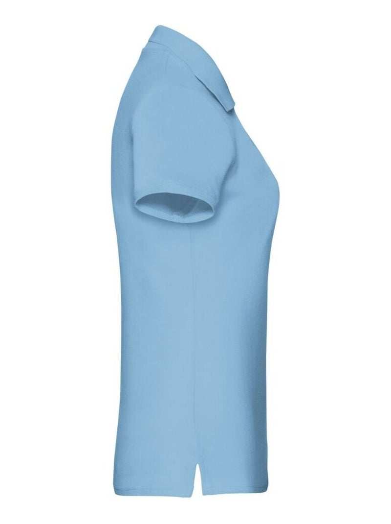 Fruit of the Loom - Polo PREMIUM Bleu ciel - Kiabi