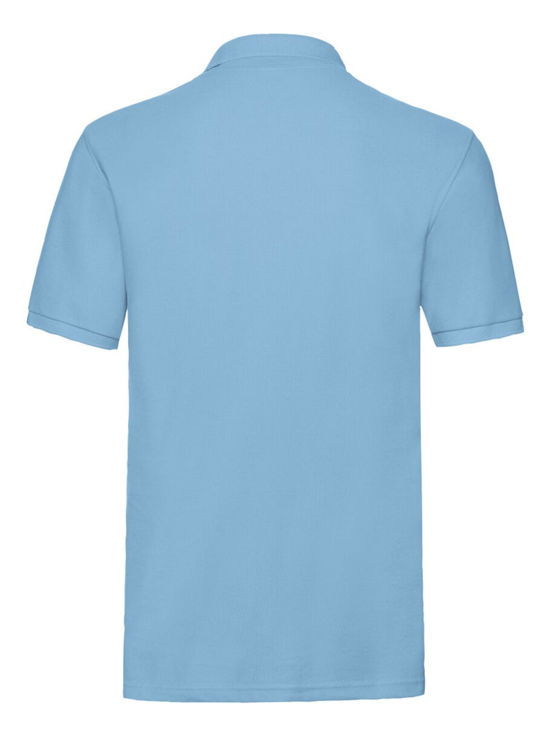 Fruit of the Loom - Polo PREMIUM Bleu ciel - Kiabi