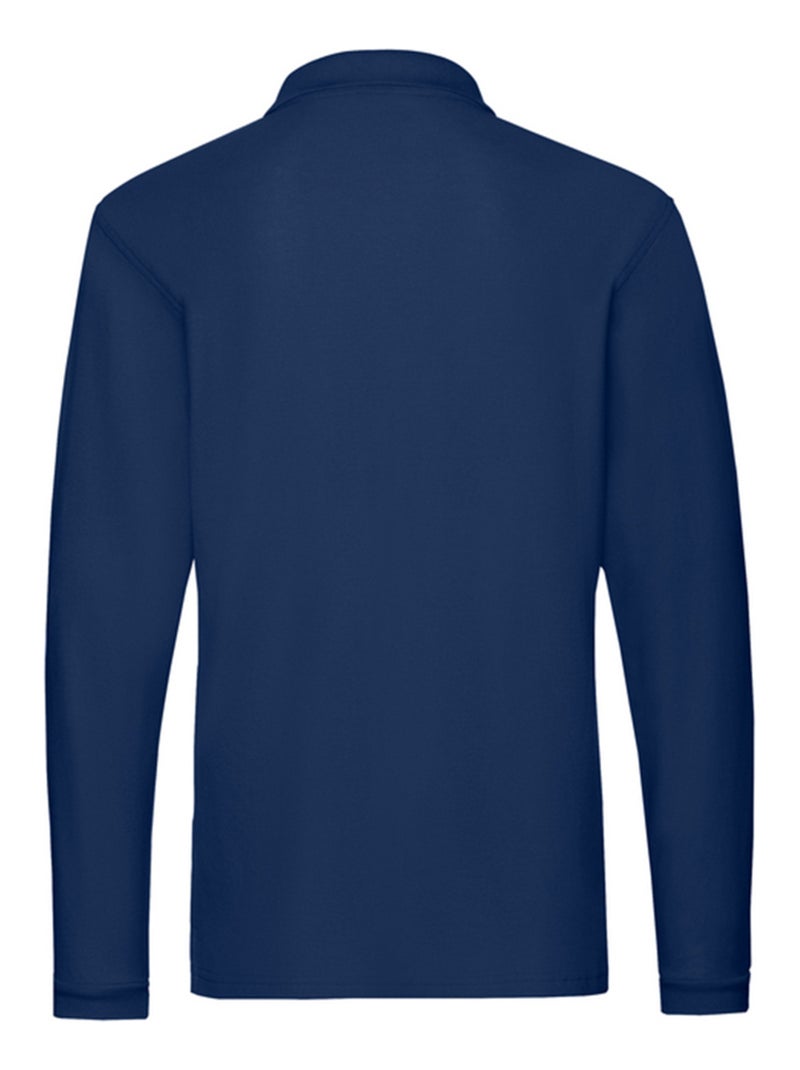 Fruit of the Loom - Polo PREMIUM Bleu marine - Kiabi