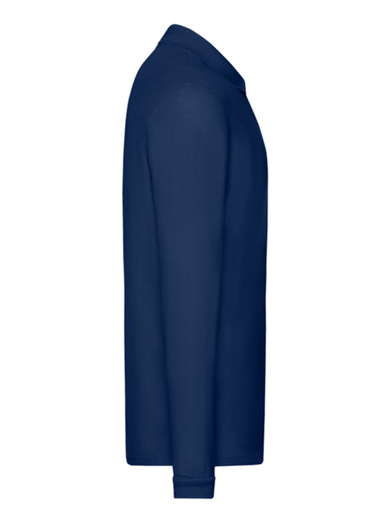 Fruit of the Loom - Polo PREMIUM Bleu marine - Kiabi