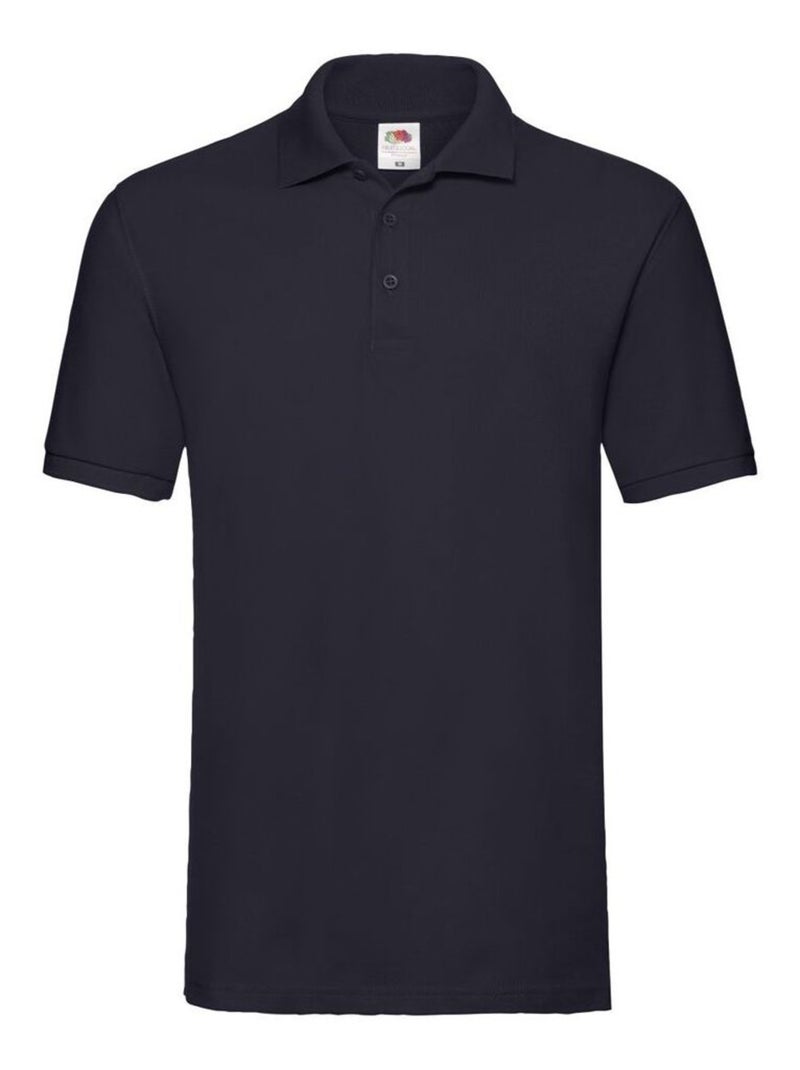 Fruit of the Loom - Polo PREMIUM Bleu nuit - Kiabi
