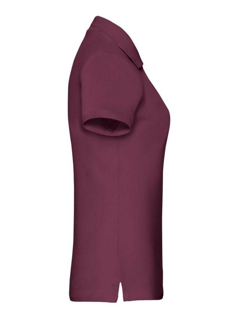Fruit of the Loom - Polo PREMIUM Bordeaux - Kiabi