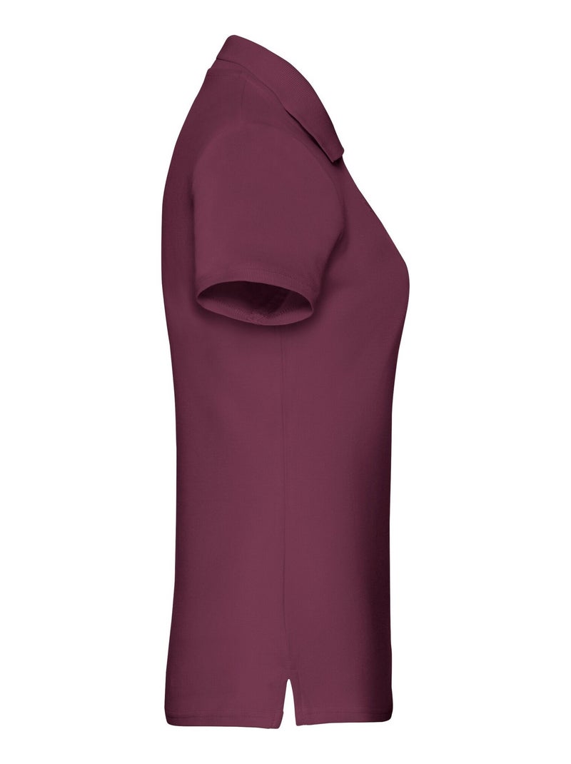Fruit of the Loom - Polo PREMIUM Bordeaux - Kiabi