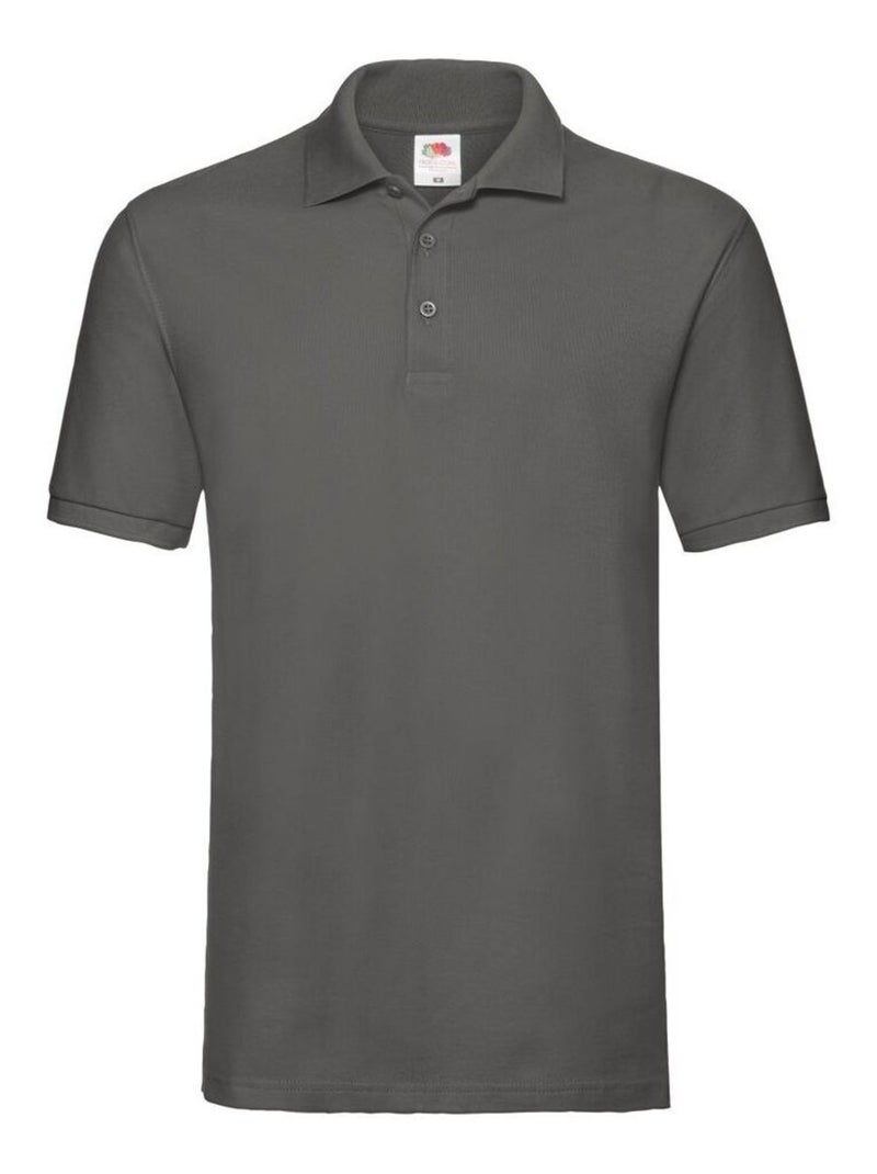 Fruit of the Loom - Polo PREMIUM Gris foncé - Kiabi