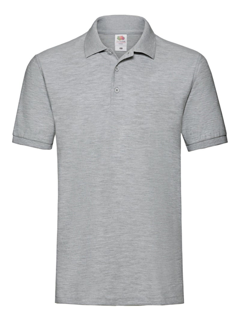 Fruit of the Loom - Polo PREMIUM Gris Gris clair - Kiabi