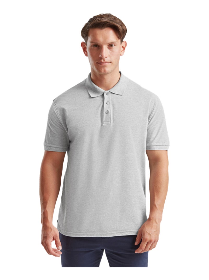 Fruit of the Loom - Polo PREMIUM Gris Gris clair - Kiabi
