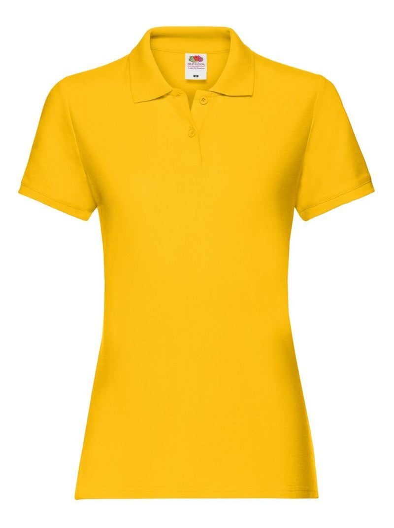 Fruit of the Loom - Polo PREMIUM Jaune - Kiabi