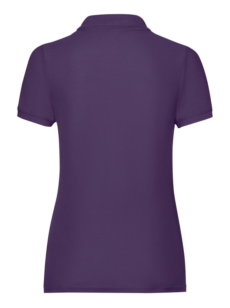 Fruit of the Loom - Polo Violet - Kiabi