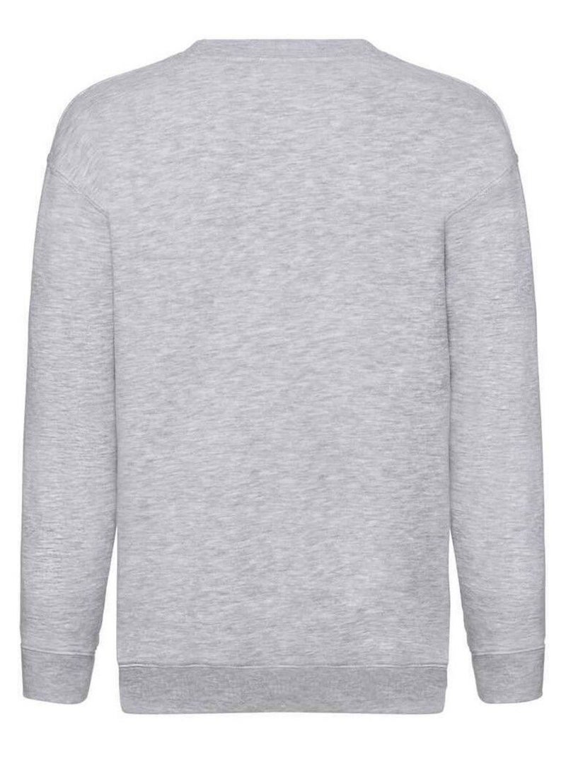 Fruit of the Loom - Pull PREMIUM Gris chiné - Kiabi