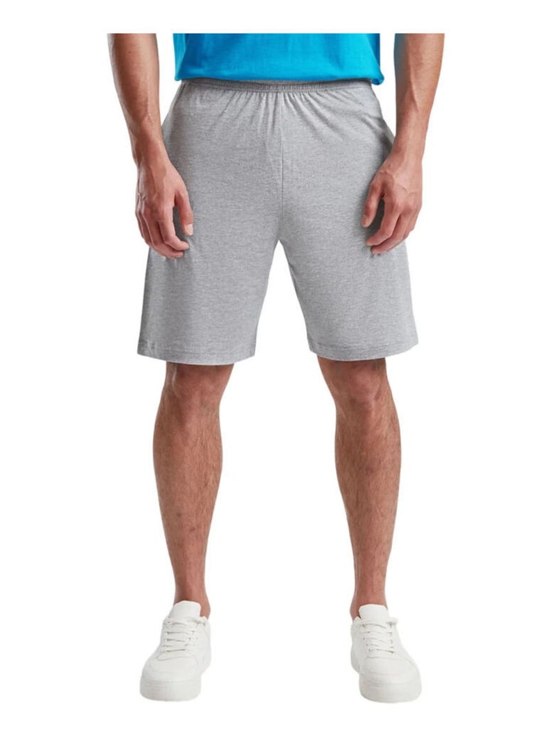 Fruit of the Loom - Short ICONIC Gris chiné - Kiabi