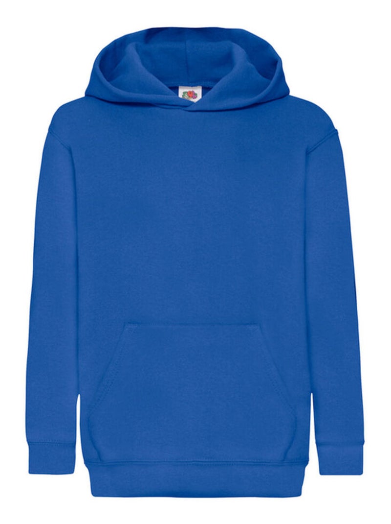 Fruit of the Loom - Sweat à capuche Bleu roi - Kiabi