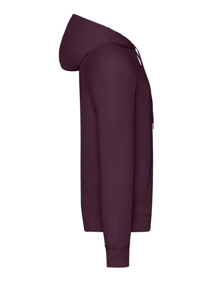 Fruit of the Loom - Sweat à capuche Bordeaux - Kiabi