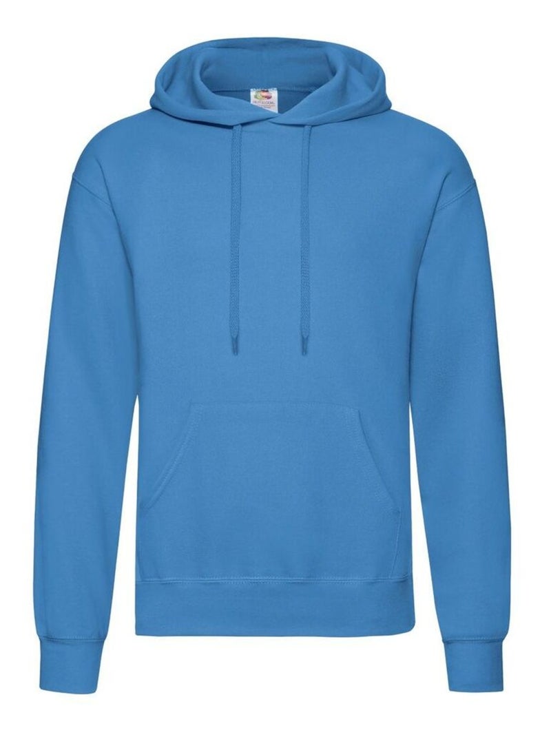 Fruit of the Loom - Sweat à capuche CLASSIC Bleu azur - Kiabi