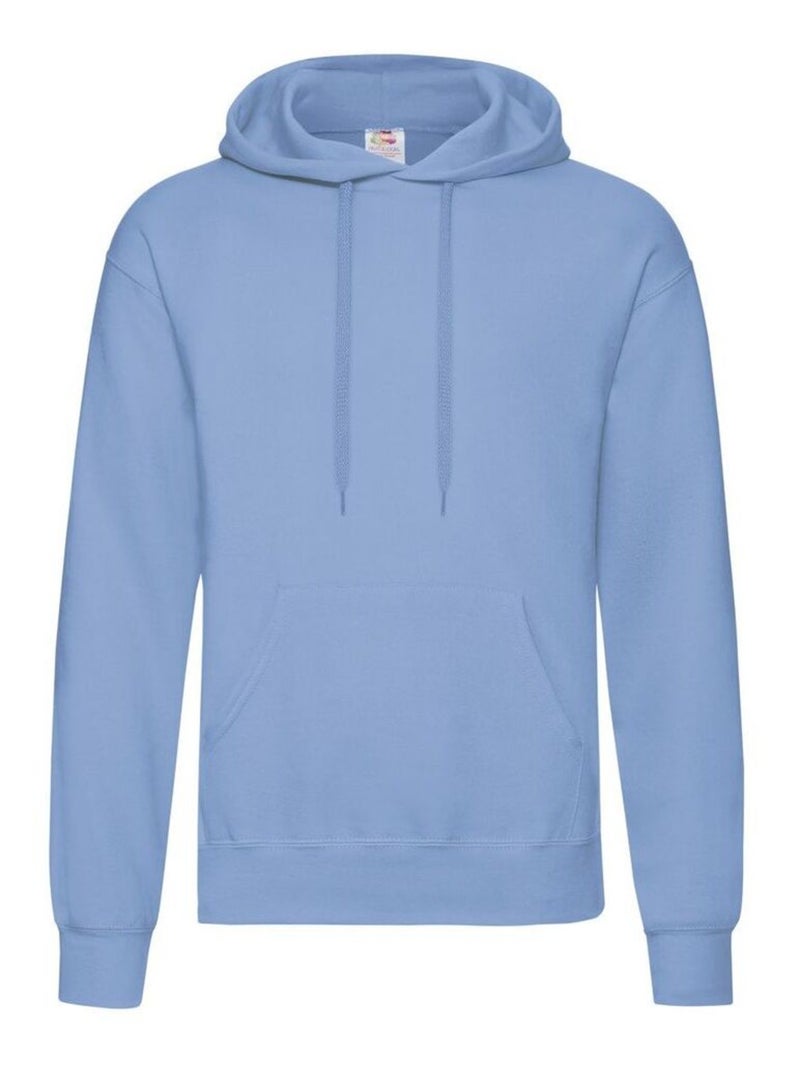 Fruit of the Loom - Sweat à capuche CLASSIC Bleu ciel - Kiabi