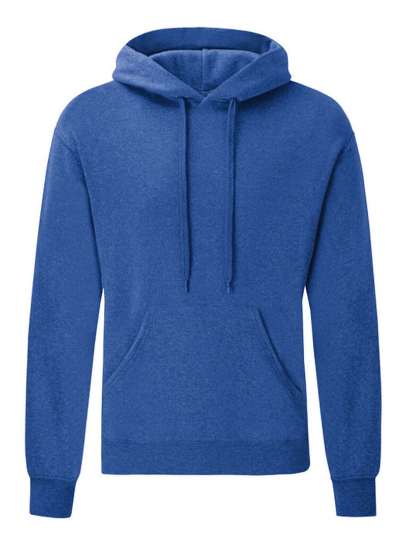 Fruit of the Loom - Sweat à capuche CLASSIC Bleu roi - Kiabi