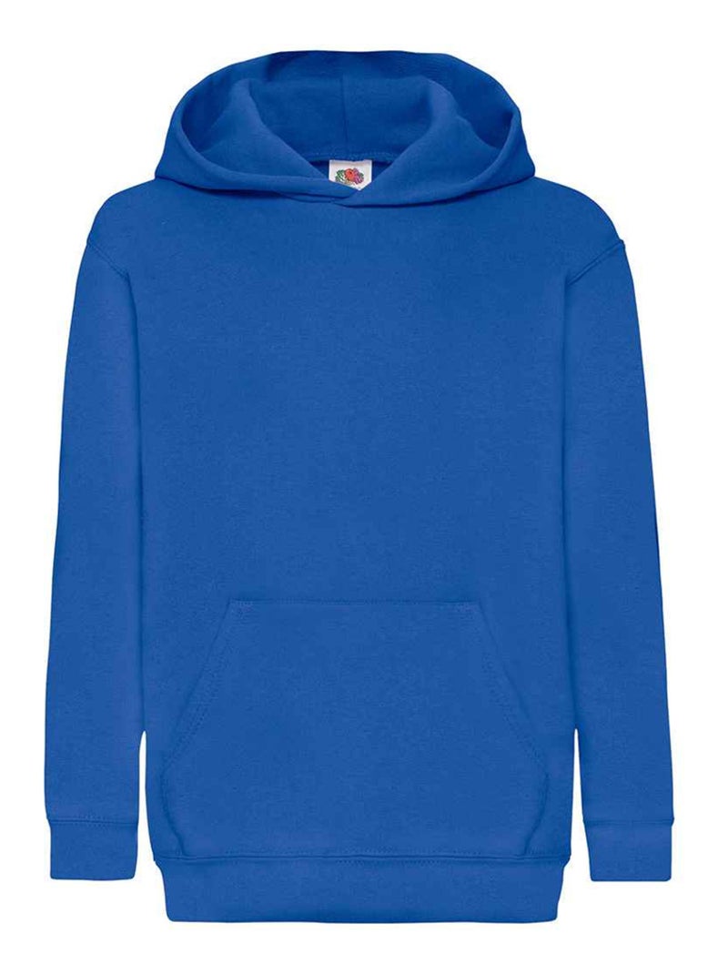 Fruit of the Loom - Sweat à capuche CLASSIC Bleu roi - Kiabi