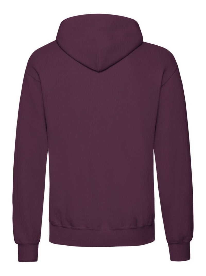 Fruit of the Loom - Sweat à capuche CLASSIC Bordeaux - Kiabi