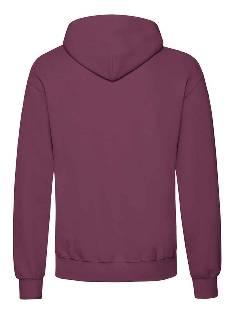 Fruit of the Loom - Sweat à capuche CLASSIC Bordeaux - Kiabi