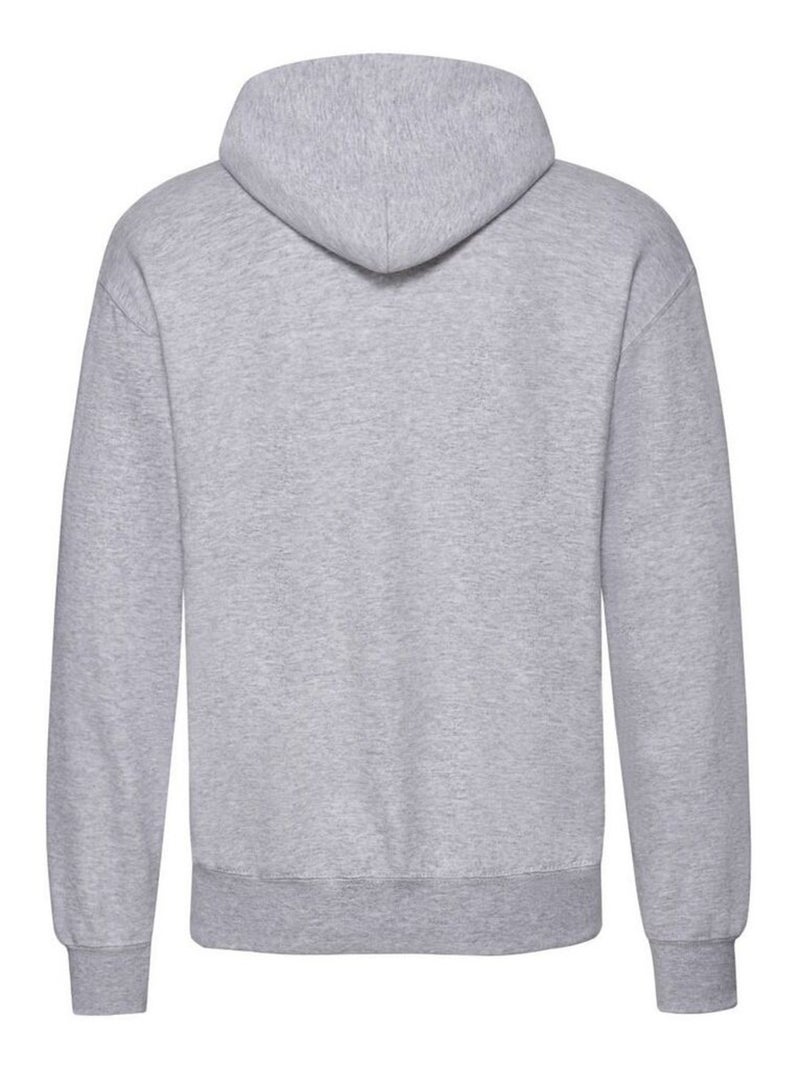 Fruit of the Loom - Sweat à capuche CLASSIC Gris chiné - Kiabi