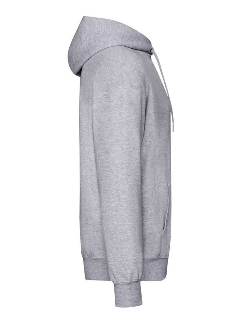 Fruit of the Loom - Sweat à capuche CLASSIC Gris chiné - Kiabi