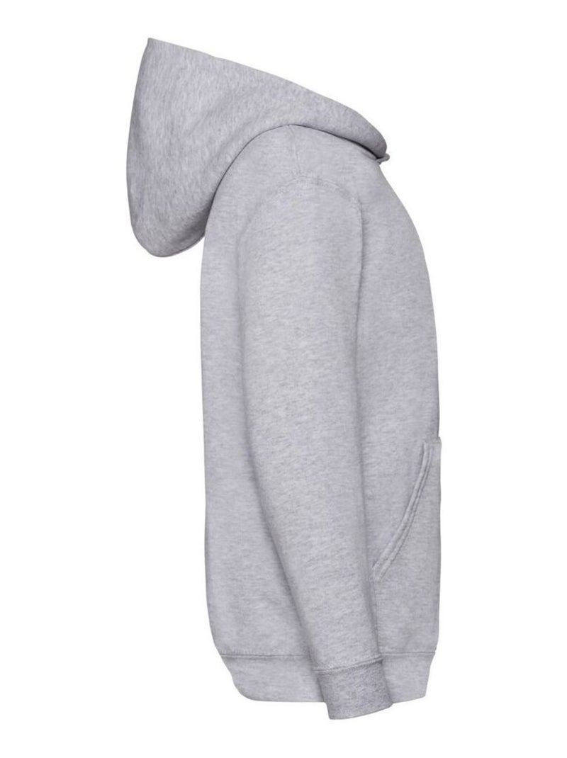 Fruit of the Loom - Sweat à capuche CLASSIC Gris chiné - Kiabi