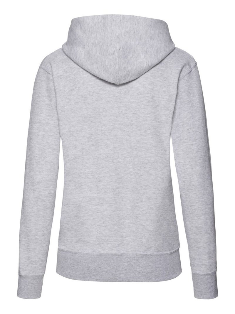 Fruit of the Loom - Sweat à capuche CLASSIC Gris chiné - Kiabi