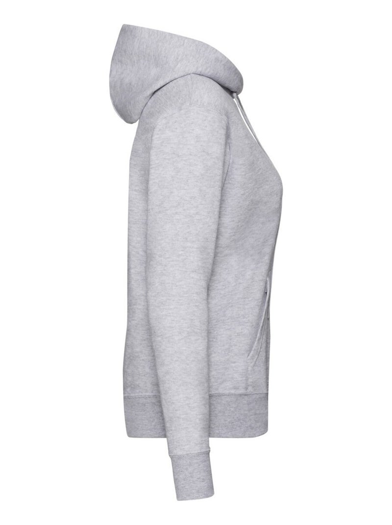 Fruit of the Loom - Sweat à capuche CLASSIC Gris chiné - Kiabi