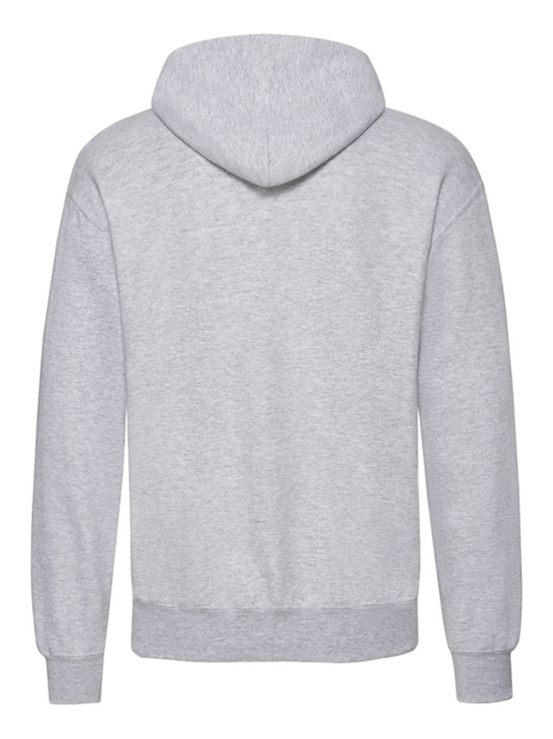 Fruit of the Loom - Sweat à capuche CLASSIC Gris chiné - Kiabi