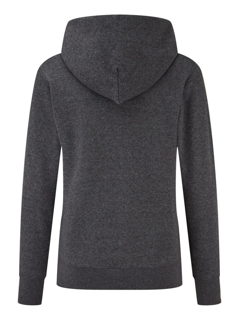 Fruit of the Loom - Sweat à capuche CLASSIC Gris foncé - Kiabi